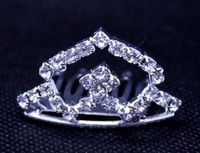 Exquisite Rhinestones Crystal Photo Prop Newborn Baby/Flower Girl Tiara Crown