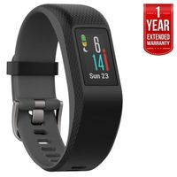 Garmin Vivosport Smart Activity Tracker + Built-in GPS (Slate, S/M) 010-01789-10 + 1 Year Extended Warranty