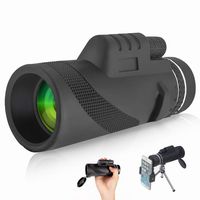 Dual Focus Monocular Telescope, 40x60 Zoom Monocular Telescope, Waterproof Compact Optics for Sporting Events, Concerts, Wildlife, Hunting, Fishing, Exploring, Racing and Travelling.