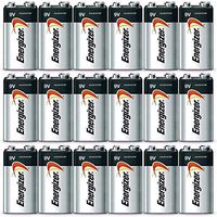 18 Energizer Max 9V Batteries, The Perfect Choice of Power for All 9V Battery Operated Devices