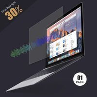 PERFECTSIGHT Screen Protector for MacBook New Pro 13 Inch with Touch bar/New Air 3, 55% Anti Glare Blue Light Filter Fingerprint Proof Bubble Free 2.5D Curved Edge Tempered Glass, 1 Pack