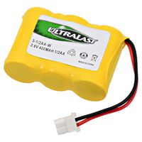 Cordless Phone Ultralast UL126 Nickel Cadmium (NICD) Battery 3.6 Volts
