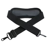 Black Color Padded Adjustable Shoulder Strap With Swivel Hook for Bags/Briefcases/Luggage - SciencePurchase