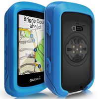 TUSITA Case for Garmin Edge 530 - Silicone Protective Cover - Cycling GPS Computer Accessories (Blue)