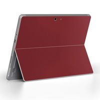 igsticker Ultra Thin Premium Protective Back Stickers Skins Universal Tablet Decal Cover for Microsoft Surface Go (2018) 009021 Simple　Plain　Red