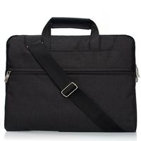 elecfan Apple Macbook Air Laptop Handbag Case,Cross-body Sleeve Carrying Case,Polyester Fabric Computer Bag Cover for MacBook Air 11" - 11.6" inch/12.3" Microsoft Surface Pro 4/11.6" Tablet - Black