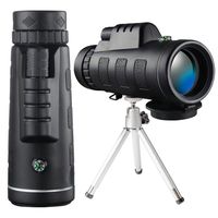 Monocular Telescope - 40X60 High Power HD Monocular for Bird Watching with Smartphone Holder & Tripod IPX7 Waterproof Monocular Made FMC BAK4 Prism & Eco-Friendly Materials