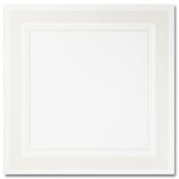 Fine Impressions Pearl Embossed Border Hi-White Ultra Flat Invitation, 7", 250 Count (RRANULTPEMBW)