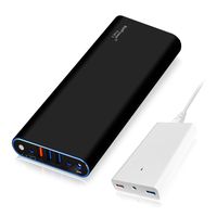 BatPower ProE 2 EX15B Portable Charger External Battery Power Bank for Apple MacBook Pro MacBook Air Mac Retina 2006-2015 Laptop, QC 3.0 USB Ports Fast Charging for Tablet and Smartphone -210Wh