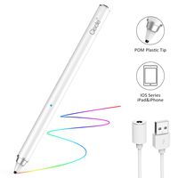 Stylus Pencil Compatible for Apple, CISCLE Rechargeable 1.5 mm Fine Tip Smart Digital Pen Active Stylus Work for iPad, iPhone, Android Tablet and Other Touch Screen Devices, Good for Drawing&Writing
