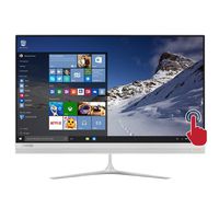 2017 Newest Lenovo IdeaCentre 510S Flagship All-in-One Desktop PC, 23" Full HD Touch screen, Intel Pentium 4405U Processor, 8GB DDR4 Memory, 1TB Hard Drive, DVD+/-RW, Bluetooth, Windows 10