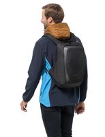 Jack Wolfskin Power On 18 Liter Anti-Theft Messenger Bag with USB Port, 14" Laptop and 10" Tablet Pouch.