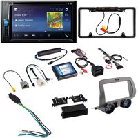 CACHÉ KIT2987 Bundle W/Car Stereo with Bluetooth, Backup Camera for 2010 - 2015 Chevy Camaro Double DIN Multimedia DVD Touchscreen Receiver W/Complete Installation Kit (4Item)