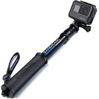 SANDMARC Pole - Compact Edition: 10-25" Waterproof Pole (Selfie Stick) for GoPro Hero 8, Max, 7, 6, Fusion, Hero 5, 4, Session, 3+, 3, 2, HD & Osmo Action
