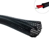 MGI SpeedWare Split-Sleeve Braided Wire Loom & Cable Management 25 feet (3/4")