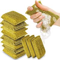 SPONGENATOR Kitchen Scrubbing Sponges - Heavy Duty Non-Scratch Scrubbing Cleaner Sponges in 1 Color - Multi-Surface Non-Metal Dish Scouring Scrubbers for Fast Cleaning. 12pack