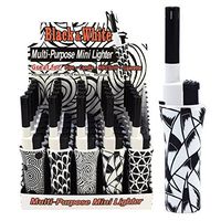 Mini BBQ Lighters Multi Purpose 5-Pack (Black & White)