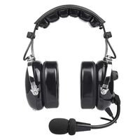 General Aviation Pilot Headset with Comfortable Ear Seals, Noise Cancelling, MP3 Input, GA Dual Plug and Carrying Case
