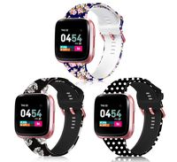 ZEROFIRE Bands Compatible with Fitbit Versa Pattern Printed Replacement Wristband for Women Men, Soft Silicone Fadeless Strap for Fitbit Versa Fitbit Versa 2 and Fitbit Versa Lite Edition