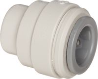 John Guest Acetal Copolymer Tube Fitting, End Stop, 3/8" Tube OD (Pack of 10)