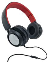 ARTSHOW Headset Headphone with Microphone Foldable 3.5mm Jack Bass On-Ear Wired Stereo Compatible for iPhone and Android cellphones Desktop Computer and Laptop and Music Player