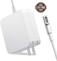 Mac Book Pro Charger, AC 85W Mag Safe 1 Power Adapter Magnetic L-Tip Connector Charger for Mac Book Air Mac Book Pro 13-inch 15-inch(Before Mid 2012 Models)