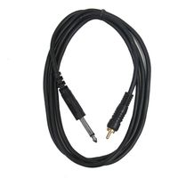 Seismic Audio - SA-TSR5-S - 5 Foot 1/4" TS to RCA Mono Patch Cable - Amplifier to Mixer Connector - Unbalanced Adapter