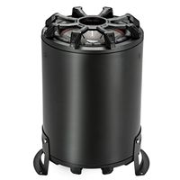 Kicker 46CWTB84 TB8 8-inch Loaded Weather-Proof Subwoofer Enclosure w/Passive Radiator - 4-Ohm, 300 Watt