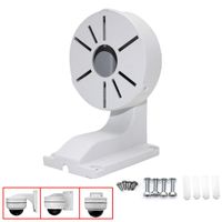 BeElion Original 1258A ABS Indoor Outdoor Wall Mount L-Type Bracket for CCTV Security Dome IP Camera Mounting,DaHua Hikvision Dome Cameras