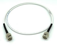AV-Cables 3G/6G HD SDI Mini RG59 BNC Cable - Belden 1855a (25ft, White)