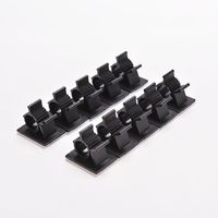 50 Pack Adjustable Cable Clips,Self-Adhesive Wire Clips Car Cable Organizer,Cable Wire Management Desk Wall Cord Cable Tie Drop for Electrical
