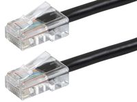 Buhbo 20 ft Cat5E UTP Ethernet Network Non Booted Cable, Black
