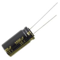 Panasonic FM Series 105C Electrolytic Capacitor, 1000uF @ 35V, Radial Leads