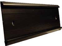 2" x 10" Black Nameplate Wall Holder
