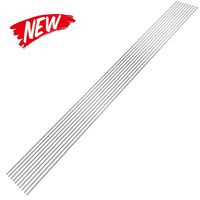 KKmoon Low Temperature Aluminum Welding Rod 2mm500mm Al-Mg Soldering Rod No Need Solder Powder,10PCS