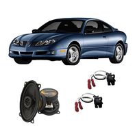 Compatible with Pontiac Sunfire 2000-2005 Front Door Factory Replacement Harmony HA-R46 Speakers