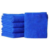 Yuniole Microfiber Cloth Cleaning Towels (Pack of 5) for Fine Auto Finishes, Interior, Kitchen, Bathroom Paper Towels