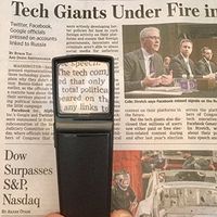 4X LED Pocket Magnifier, Durable Very Bright Illumination, Made in USA 4X Lens Ideal for Reading Small Print and Coin Collectors by Electro Optix