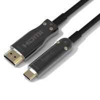 Pacroban Fiber Optic USB-C to HDMI Adapter Cable - 4K 60Hz, Thunderbolt 3 Compatible (25 ft)