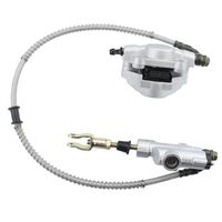 GOOFIT Rear Disc Brake Assembly Master Cylinder Caliper for 150cc 200cc 250cc Chinese Taotao ATV Quad