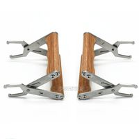 WEICHUAN 2PCS Frame Grip with Wooden Handle - Beekeeping Stainless Steel Holder, Lifter, Gripper Tool Beekeeping Equipment Bee Hive Frame Tool Beekeeper Tool