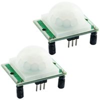 ToToT 2PCS HC-SR501 Adjust Infrared IR Pyroelectric PIR Motion Sensor Detector Module for Arduino, Microcontrollers