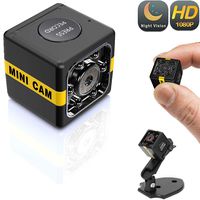 Mini Spy Camera,1080P HD Hidden Camera with Auto Induction Night Vision and Motion Detective Small Nanny Cam(No Need WiFi) - Mini DV Wireless Cop Cam for Home Office or Car Drone Video Recorder