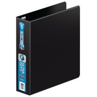 Wilson Jones Ultra Duty D-Ring Binder with Extra Durable Hinge, 2", Black (W87606PP2)