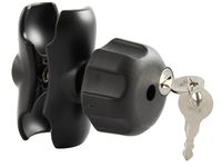 RAM MOUNTS (RAM-201U-BL Double Socket Arm with Small Size Locking Knob for 1.5" Ball Base
