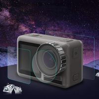 Misszhang-US Lens Screen Protector Film Accessories for DJI OSMO Action Pocket Action Camera Black