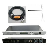 CZH CZE-T501 30W 50W PLL Professional FM Broadcast Radio Transmitter 87-108Mhz DP100 Dipole Antenna Kit