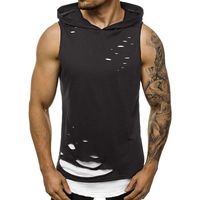 poundy suit Sleeveless Tank Top for Men T-Shirt Sport Fitness Blouse Sweatshirt Men Sport Tee-Shirt Casual