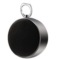 Wireless Speakers with Bluetooth, FOSTERSOURCE Metal Case Phone Speaker with TWS (True Wireless Stereo) Pairing, Super Bass MP3 MP4 Player for Cell Phone PC Tablets (Metal Grey)