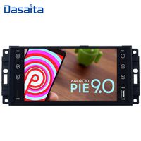 Dasaita 7" Android 9.0 Bluetooth Car Stereo Head Unit with 4G RAM/ 64G ROM for Jeep Wrangler Commander Compass Grand Cherokee Car Radio Touch Screen GPS Navigation Dash Kit Built in DSP 15Band EQ ...
